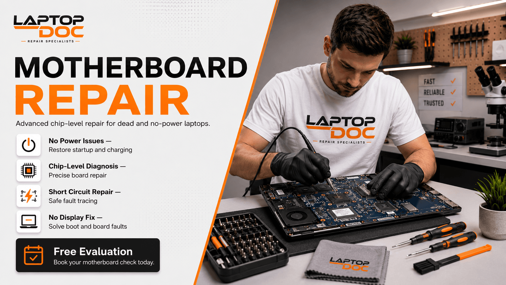 Motherboard Repair by LaptopDoc in Chandigarh Tricity